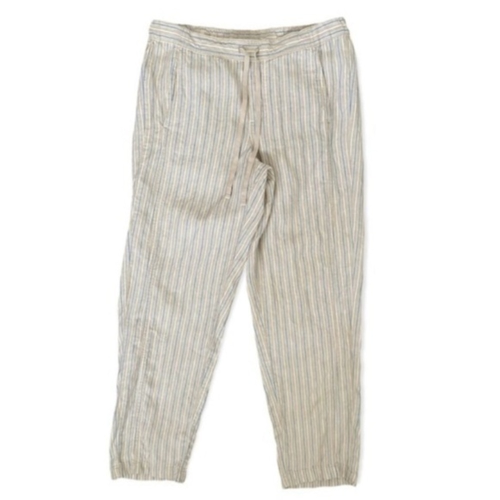 J. Jill Linen Draw String Pull on Pants